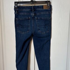 American Eagle Outfitters Dark Blue Skinny Jeans